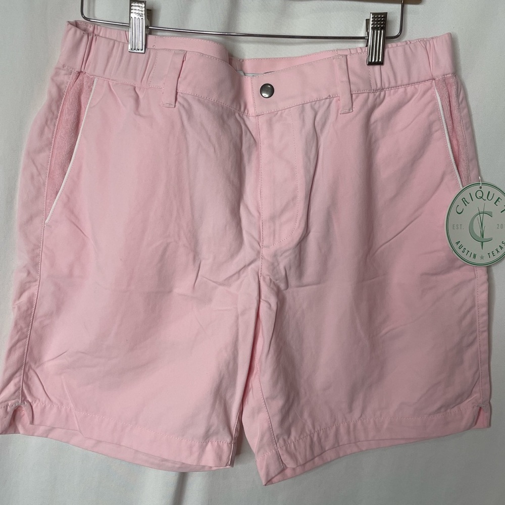 Criquet Mens Shorts/ NWT/ Size: L/ Light Pink/
